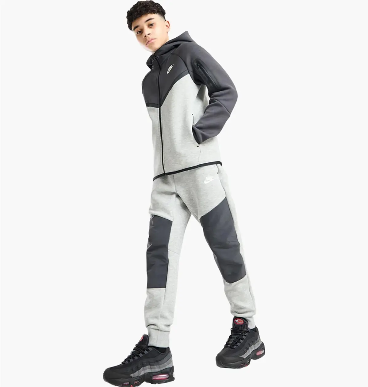 Спортивний костюм дитячий Nike B Nsw Tch Flc Grey