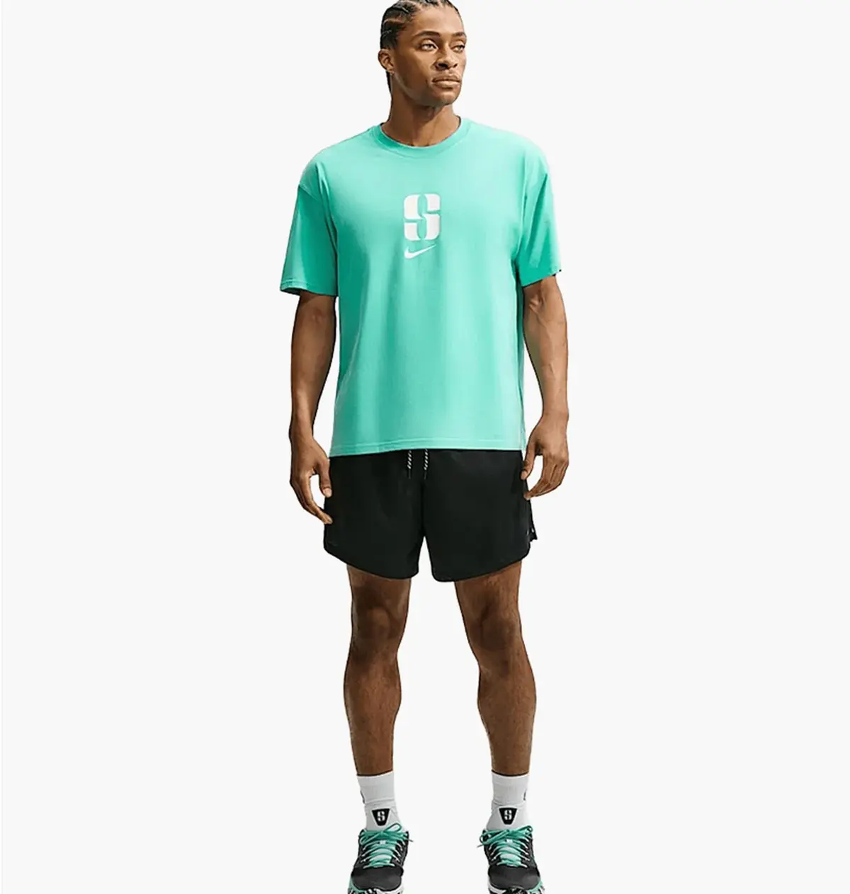 Футболка унісекс Nike Si U Nk Df Tee Put In Work Turquoise
