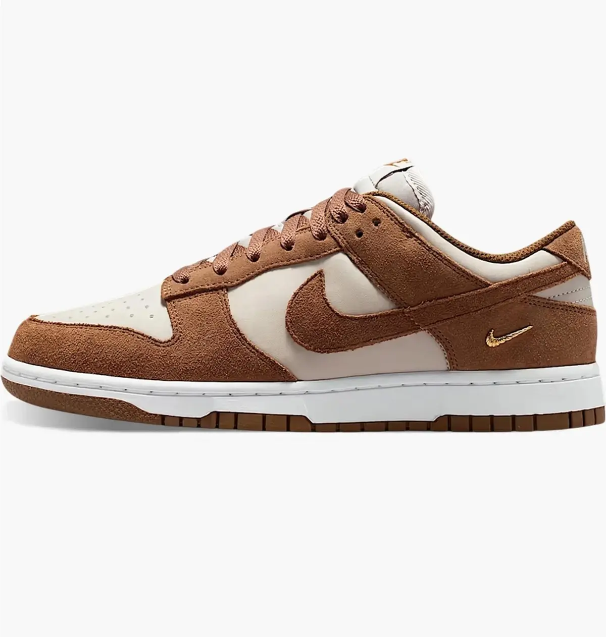 Кросівки жіночі Nike Dunk Low Suede Brown/Beige