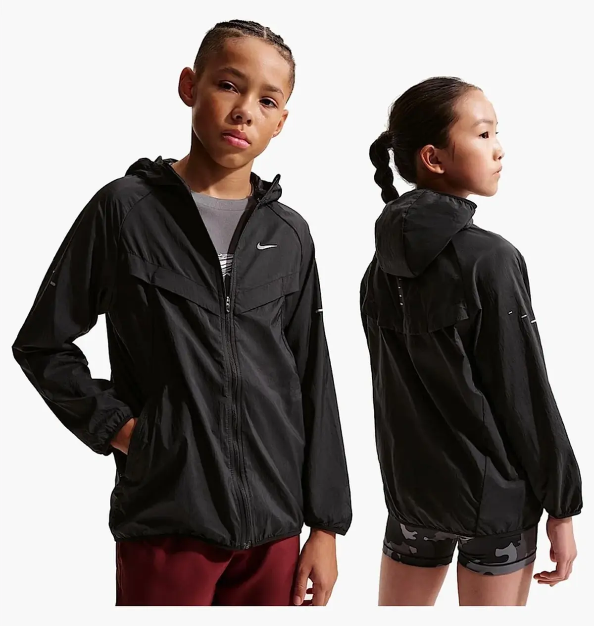 Куртка детская Nike Stride Kids Repel U V Training Jacket Black