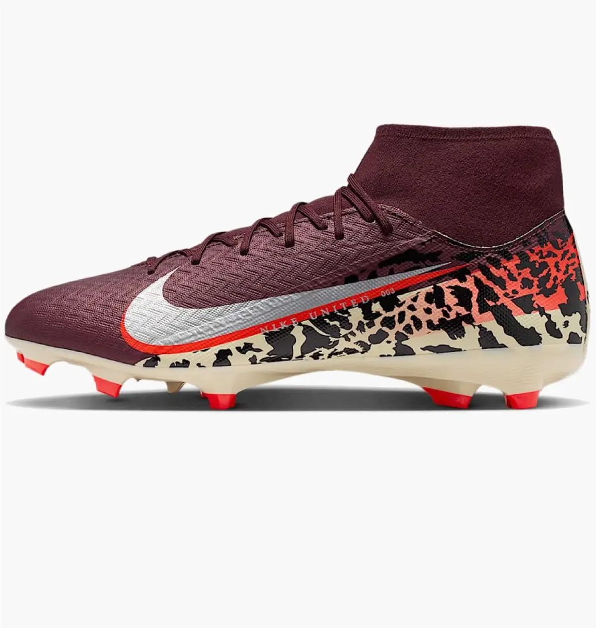 Бутси унісекс Nike Zm Superfly 10 Acdmy Fg/Mg Bordo