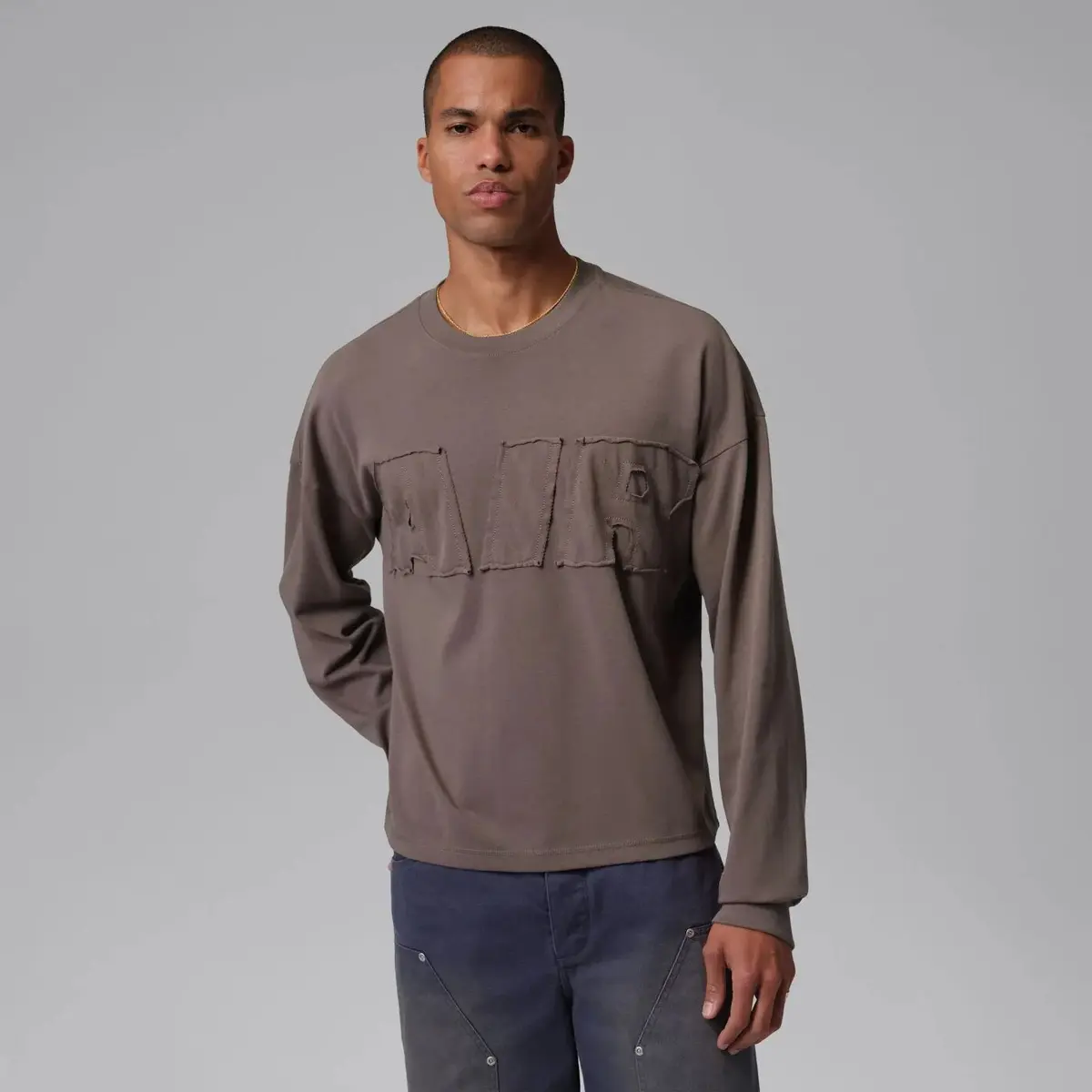 Кофта мужская Nike Oversized коричневая IO9588-289