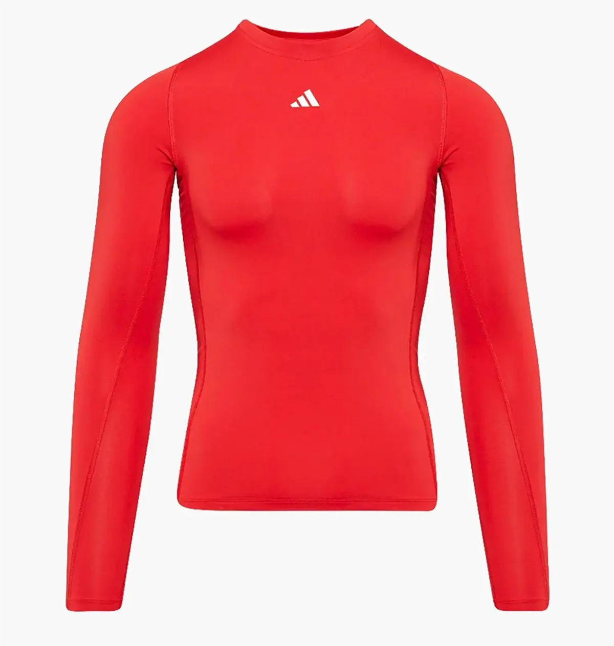 Кофта мужская Adidas Techfit Ls Tee Red