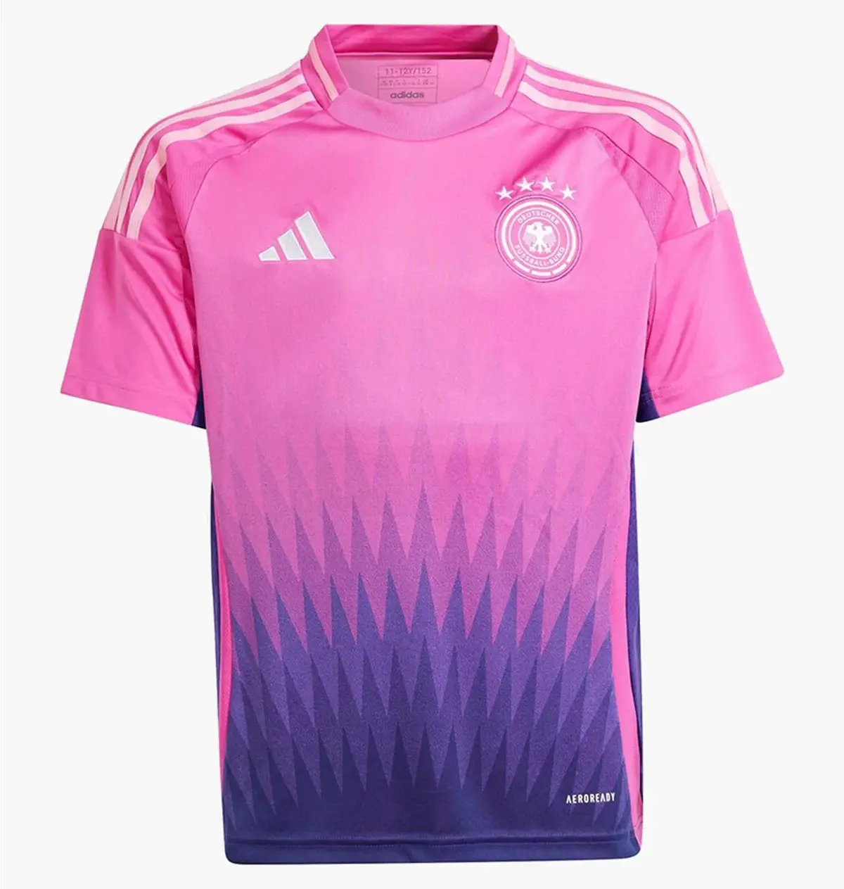 Футболка дитяча Adidas Germany 24 Away Kids Performance Pink/Violet