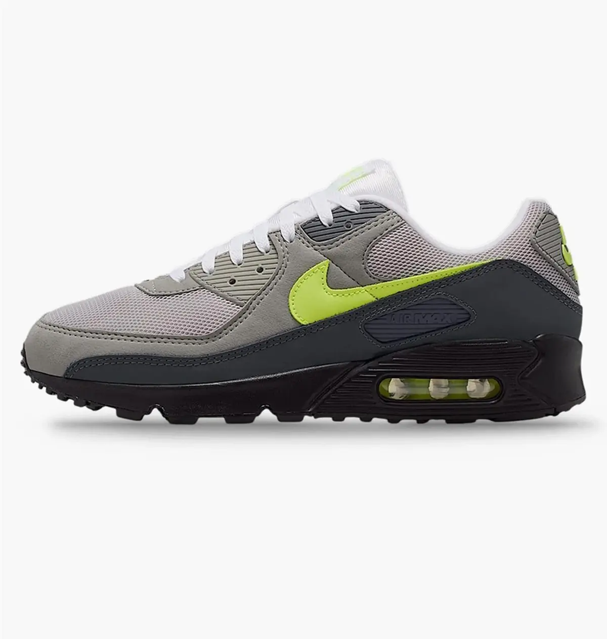 Кросівки чоловічі Nike Air Max 90 Neon Black/Yellow