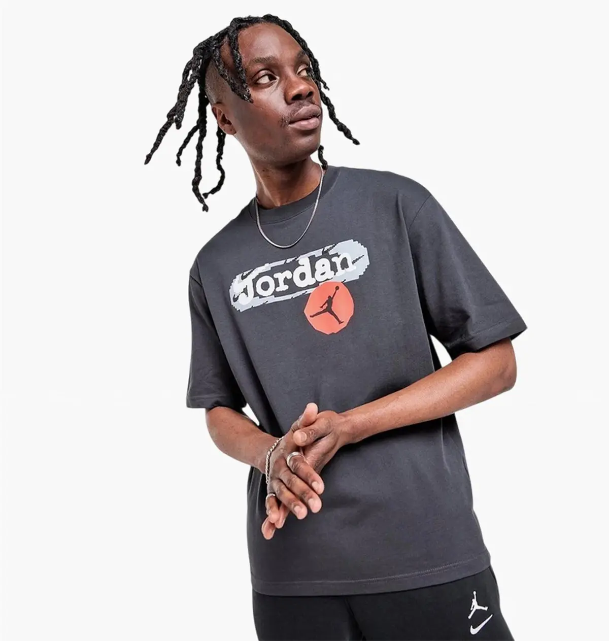 Футболка мужская Jordan Graphic Tee Grey