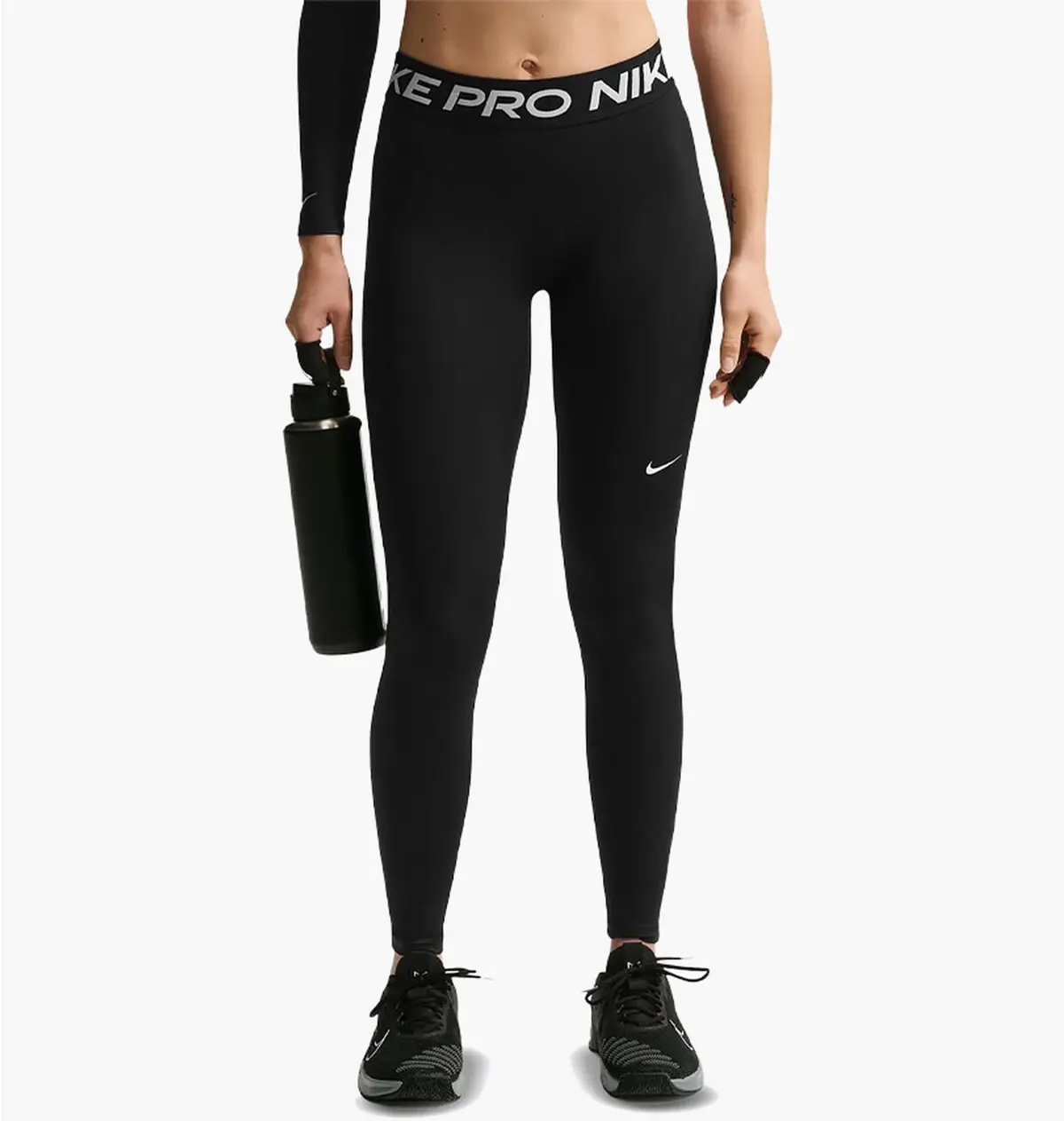 Лосіни жіночі Nike Pro Mid-Rise Full-Length Black
