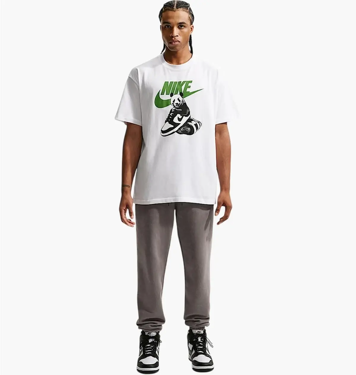 Брюки чоловічі Nike Sportswear Club Washed Cuffed Fleece Grey