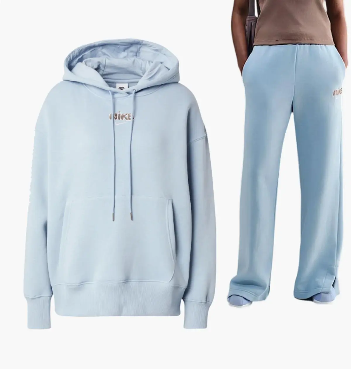 Спортивный костюм унисекс Nike Phoenix Fleece Oversized Light Blue