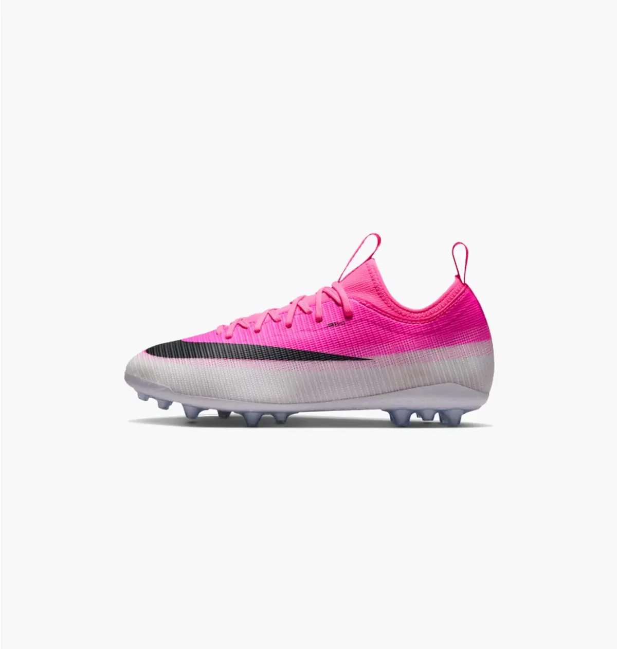 Бутсы детские Nike Air Zoom Mercurial Vapor 17 Academy Ag Pink/White