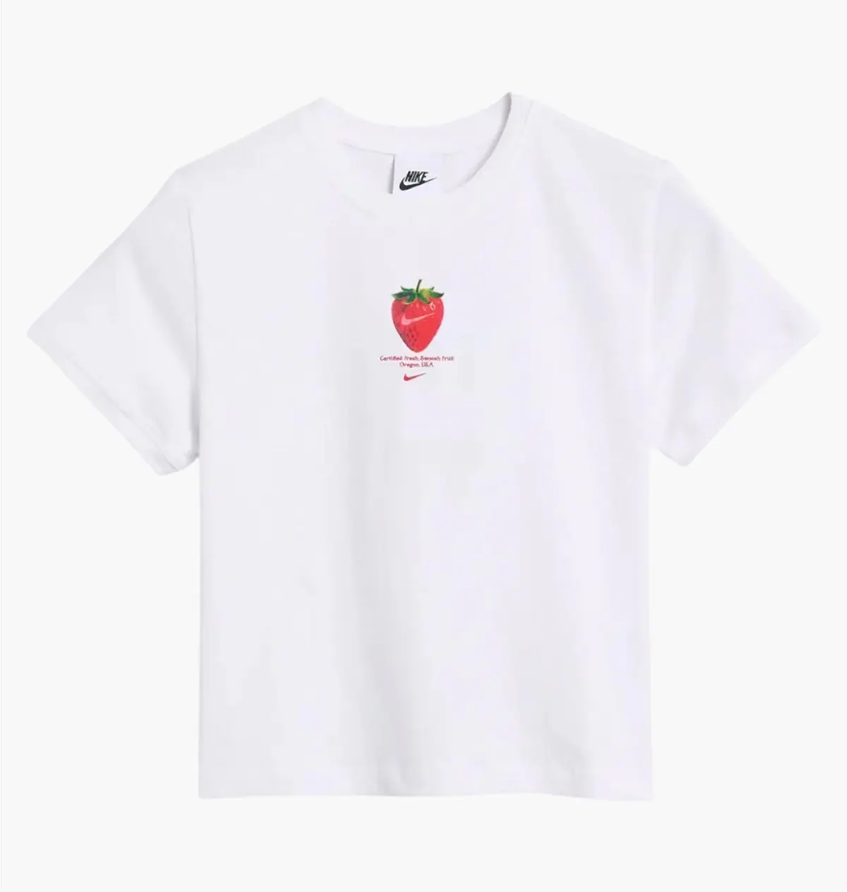Футболка жіноча Nike Sportswear Baby Strawberry White