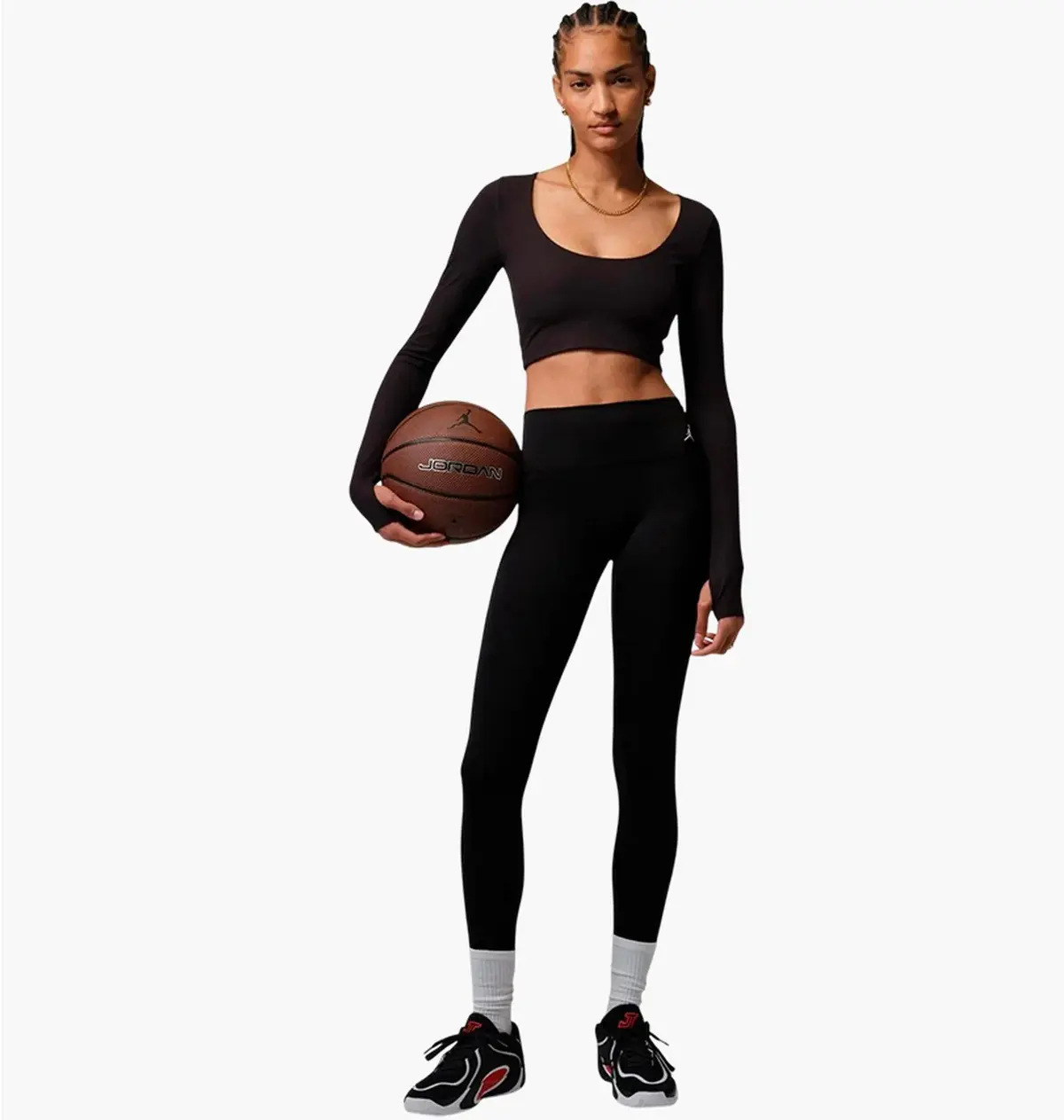 Лосины женские Jordan Sport Jumpman Black