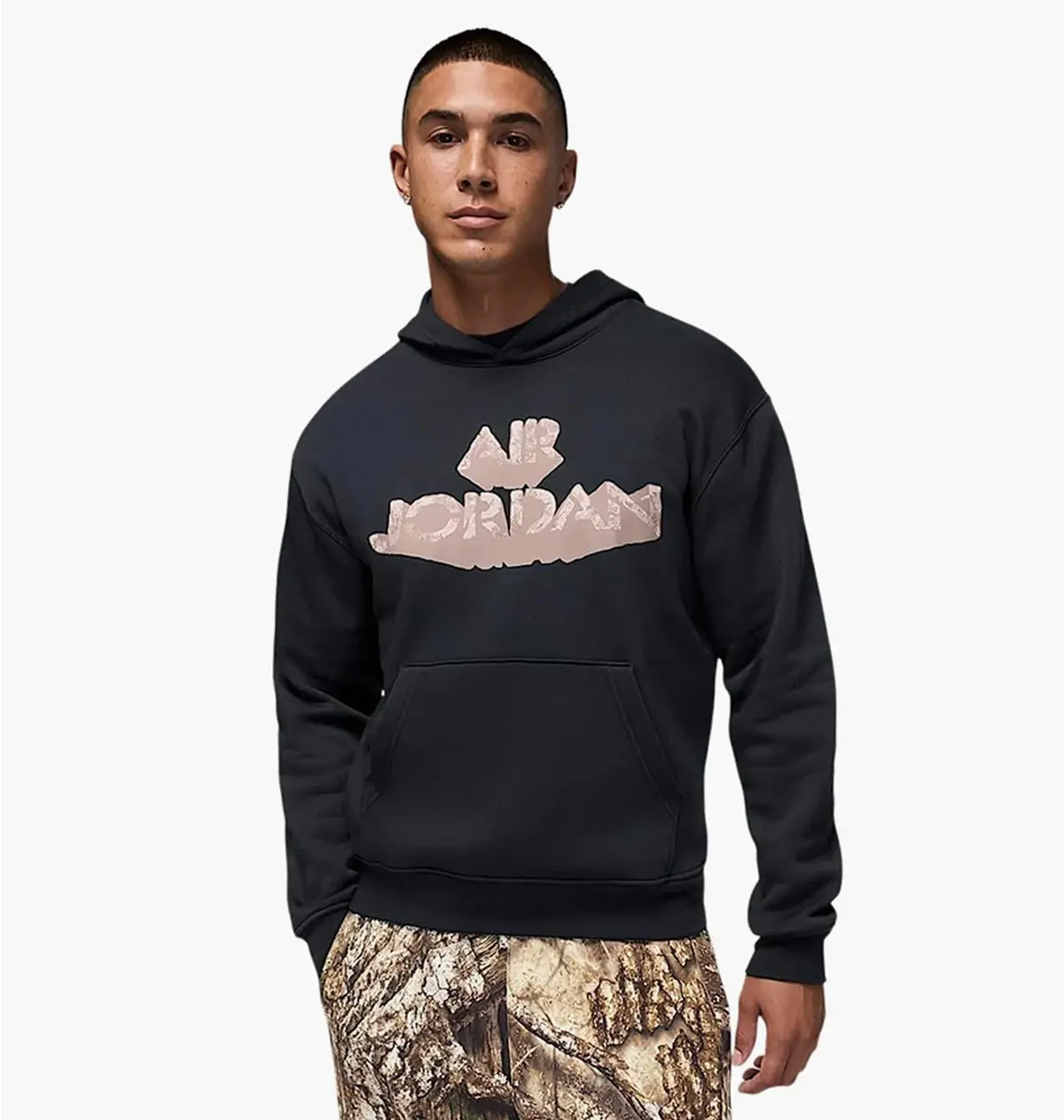 Кофта чоловіча Jordan 4 Mens Fleece Pullover Hoodie Black