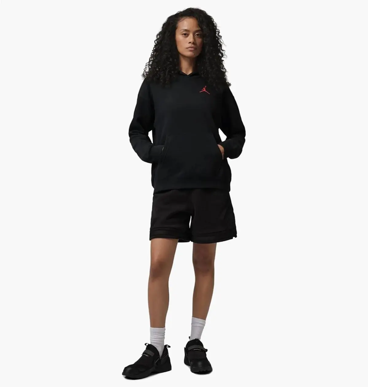 Кофта жіночі Jordan Jumpman Flc Po 2-Women’S Hoodie Black