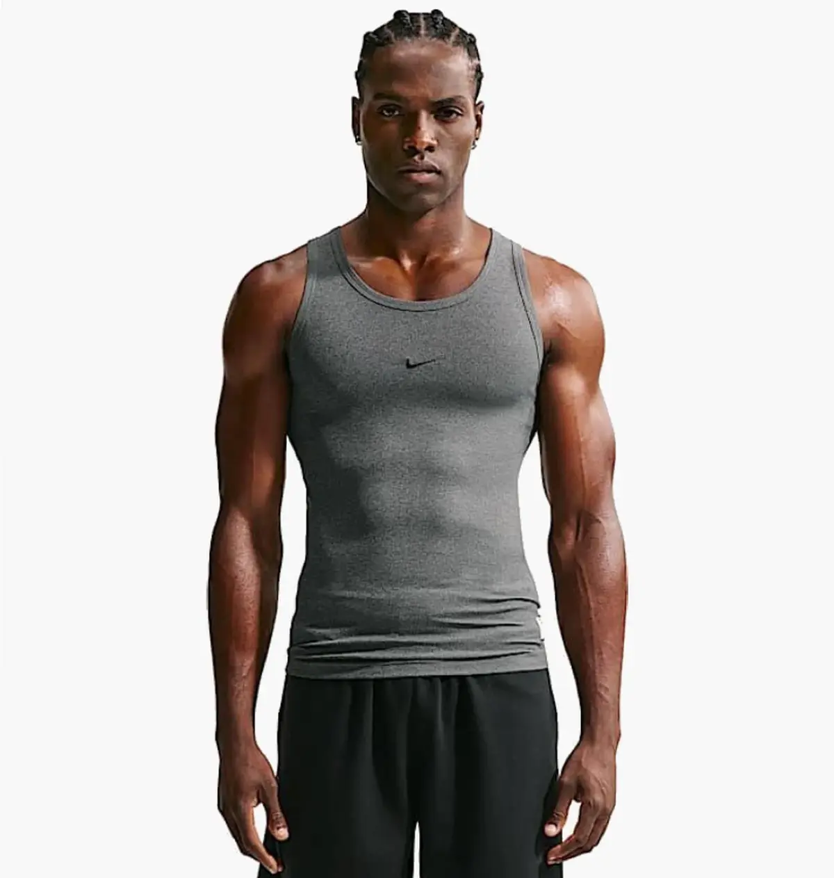 Майка чоловіча Nike N.A.C. Ribbed Grey