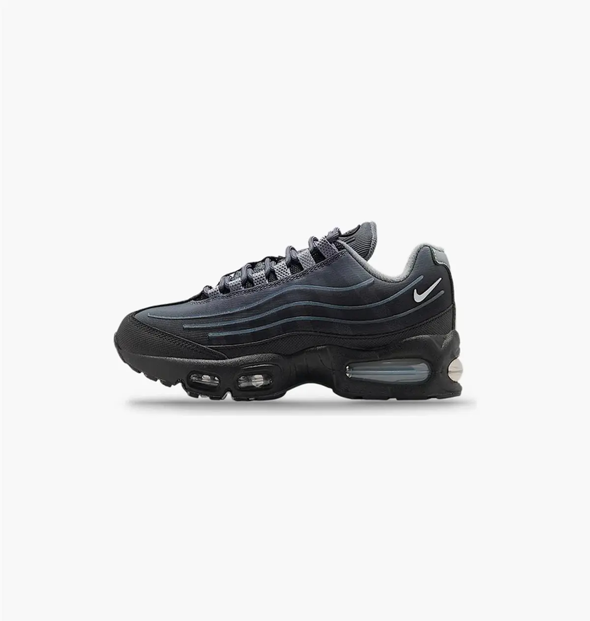 Кроссовки детские Nike Air Max 95 Big Bubble Tech Black/Grey