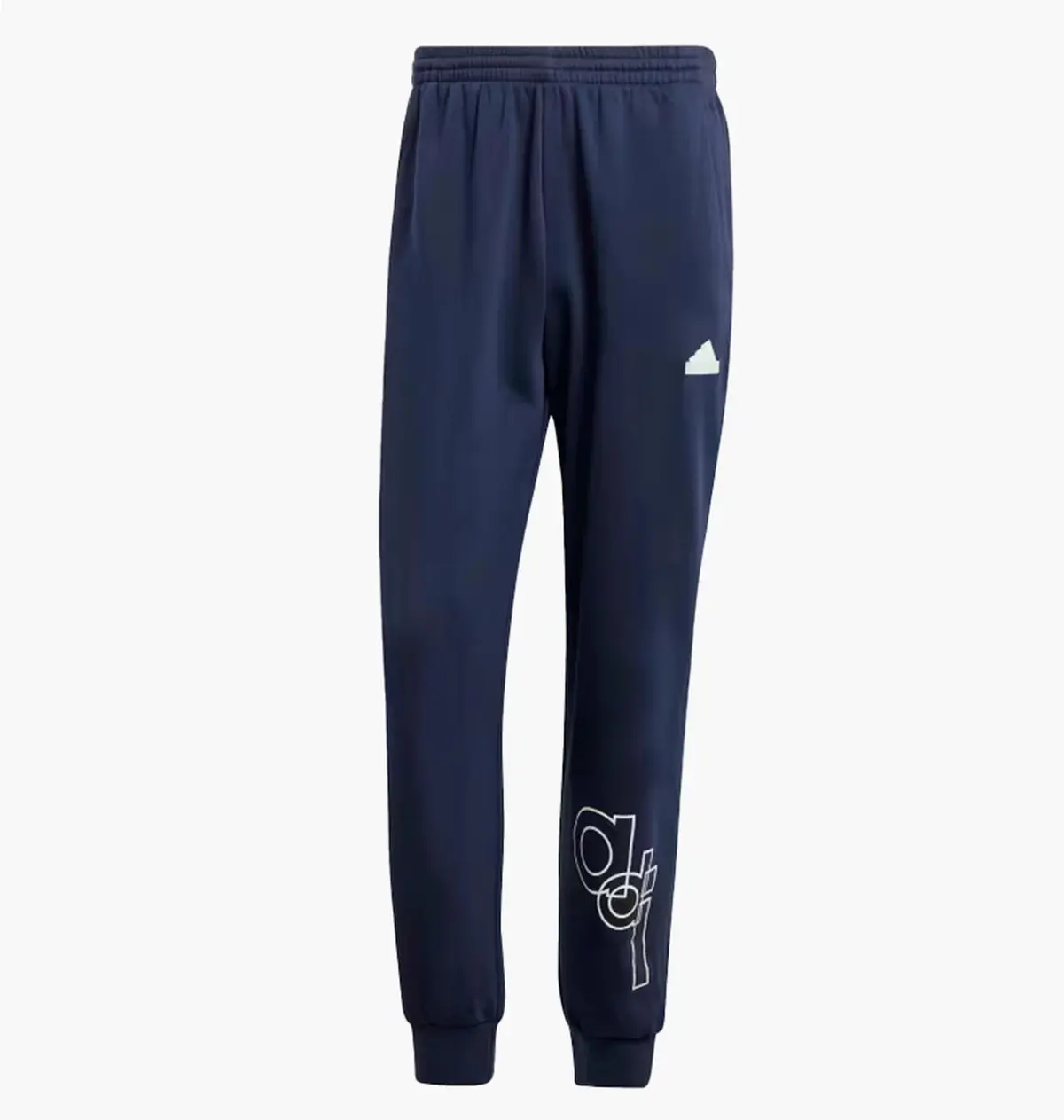 Брюки мужские Adidas Fleece Grafity Print Blue