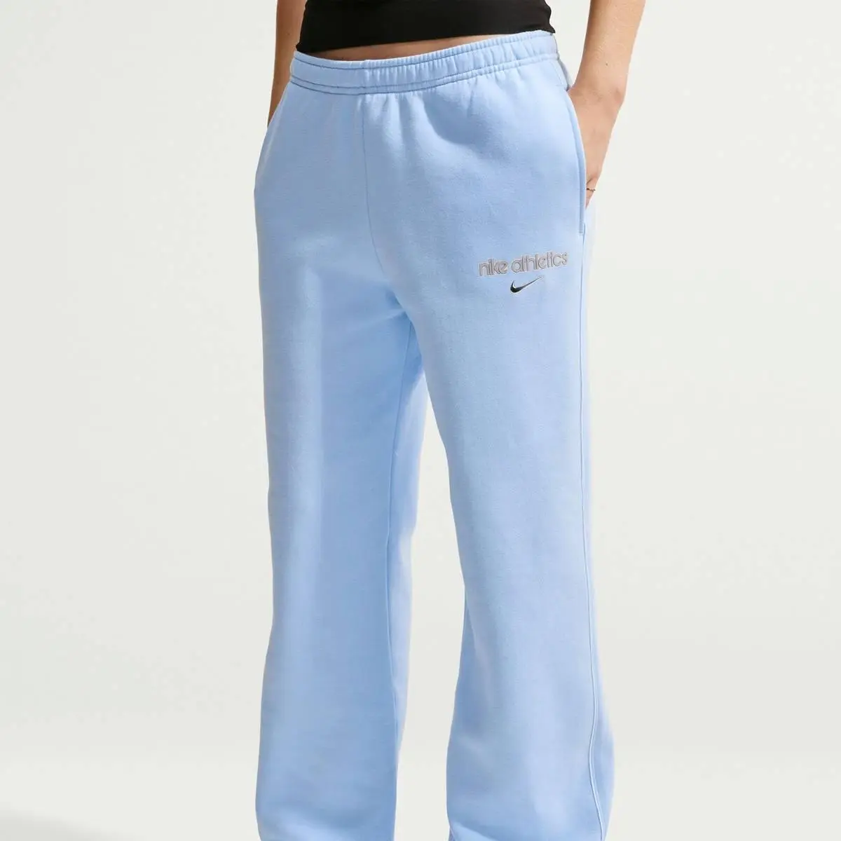 Брюки женские Nike Sportswear Fleece синие IU3726-407