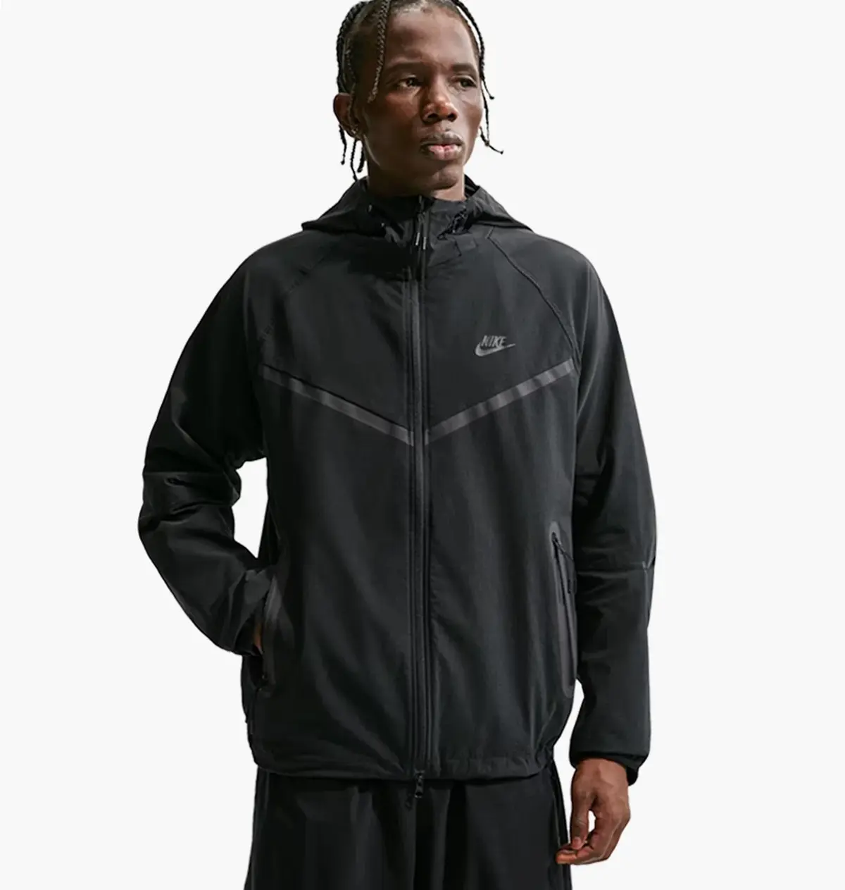 Ветровка мужскиая Nike M Nk Df Tch Wvn Wr Fz Black