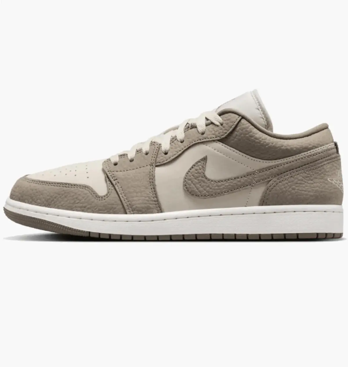 Кроссовки мужские Jordan 1 Low Beige/Grey