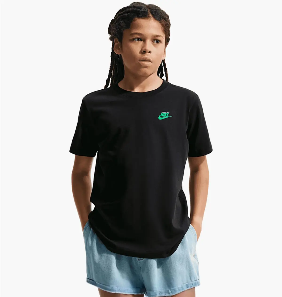 Футболка детская Nike Logo черная IV5586-010