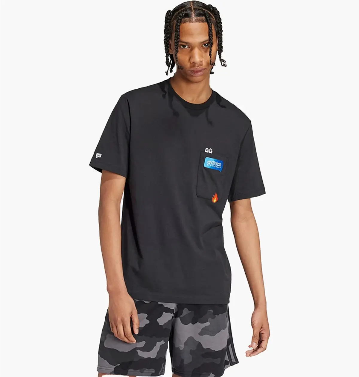 Футболка чоловіча Adidas Remoji Pocket Graphic Black