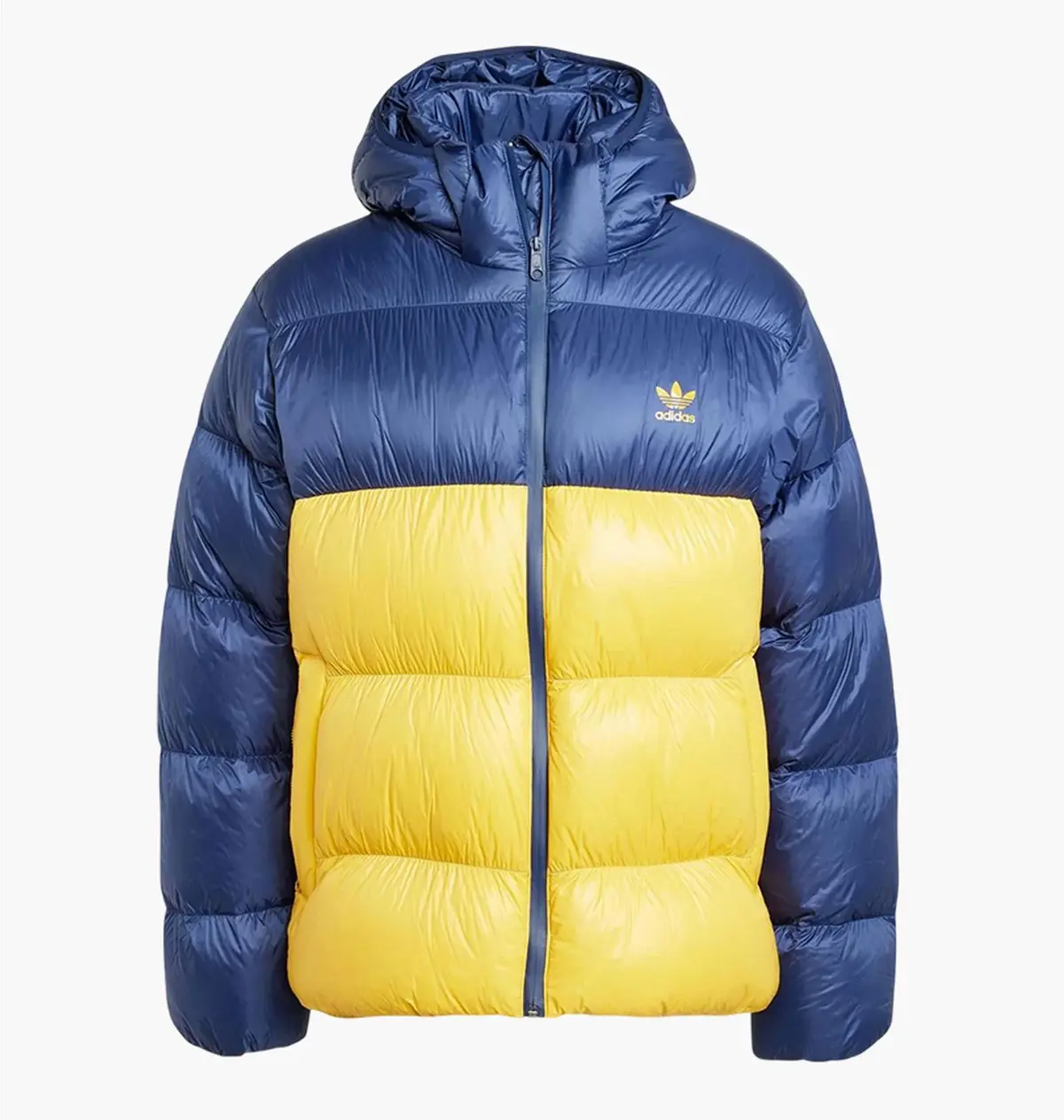 Куртка чоловіча Adidas Adicolor Down Regen Blue/Yellow