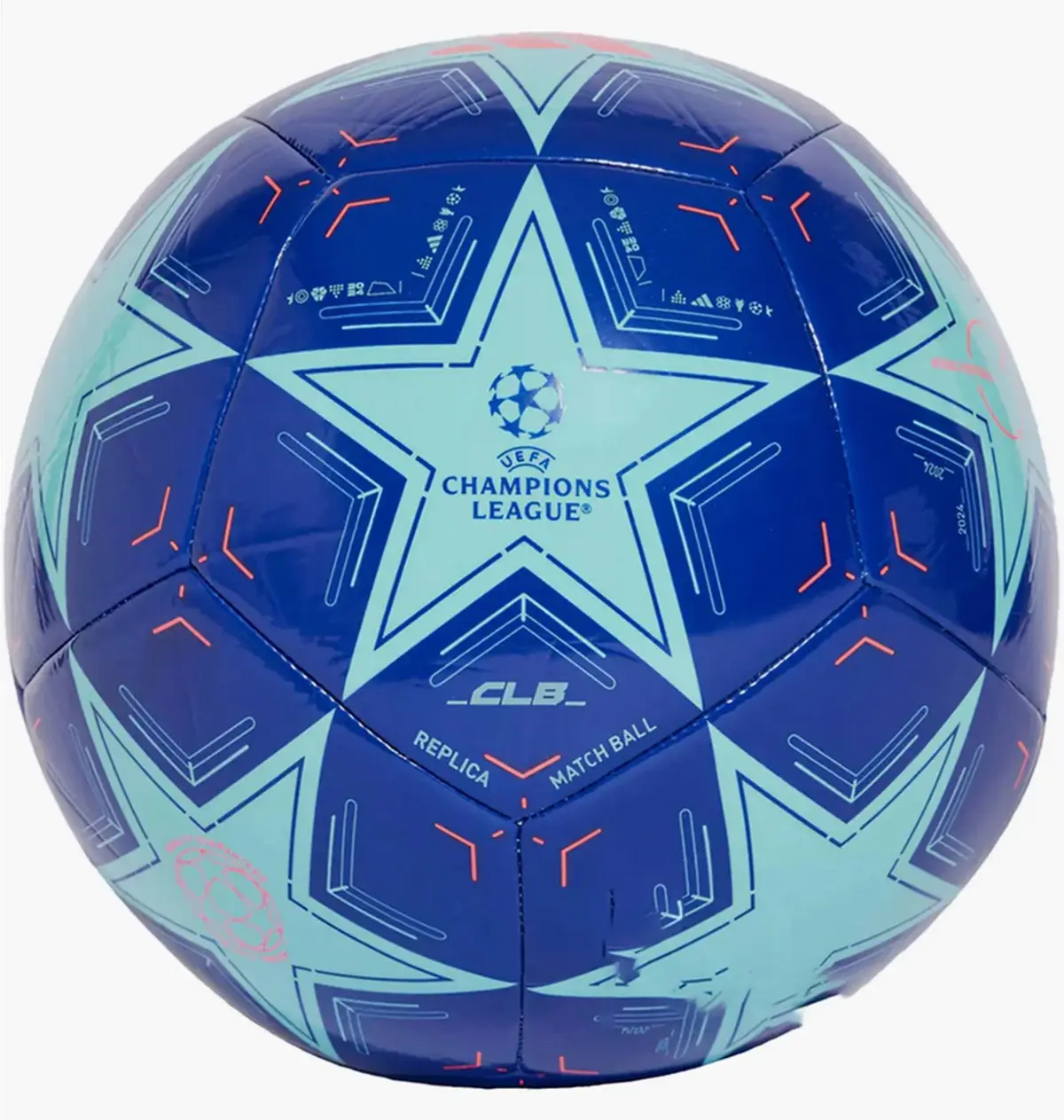Футбольний м'яч Adidas ' Ucl Club Blue/Turquoise