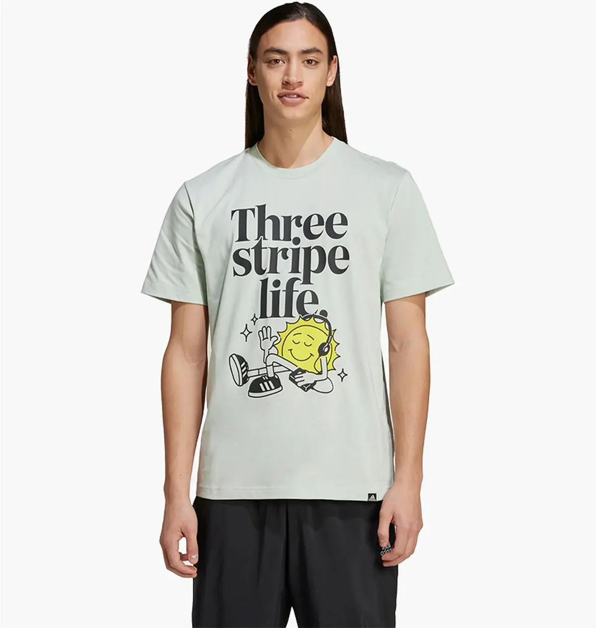 Футболка чоловіча Adidas Positivity Graphic Grey