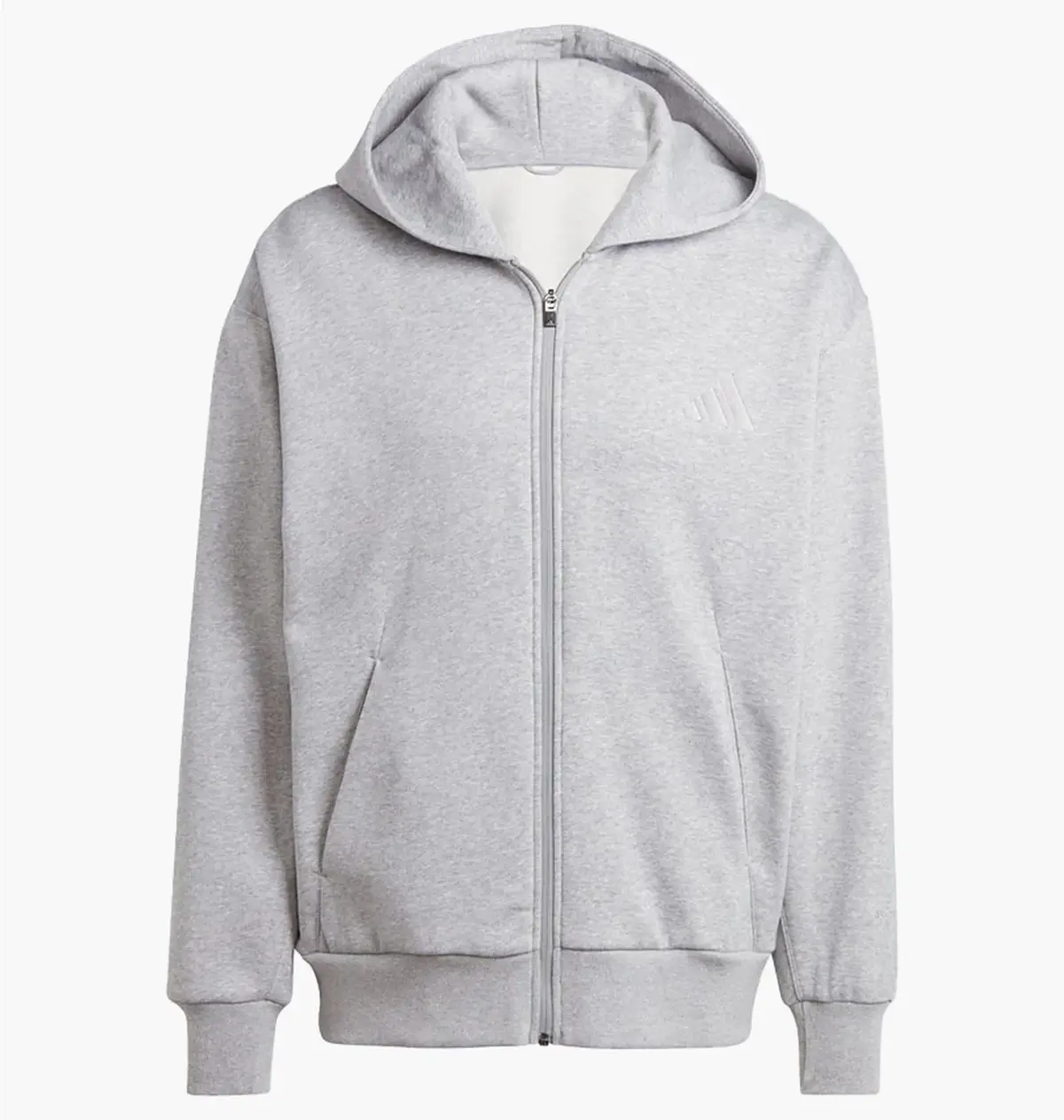 Кофта чоловіча Adidas All Szn Fleece Full Zip Hoodie Grey