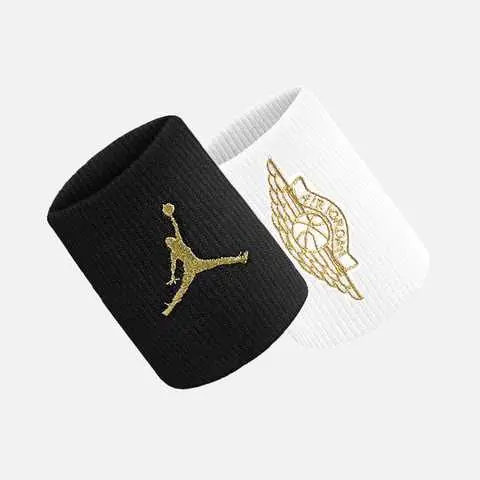 Разное Nike Jordan Jumpman X Wings Wristbands 2.0 Black/White/