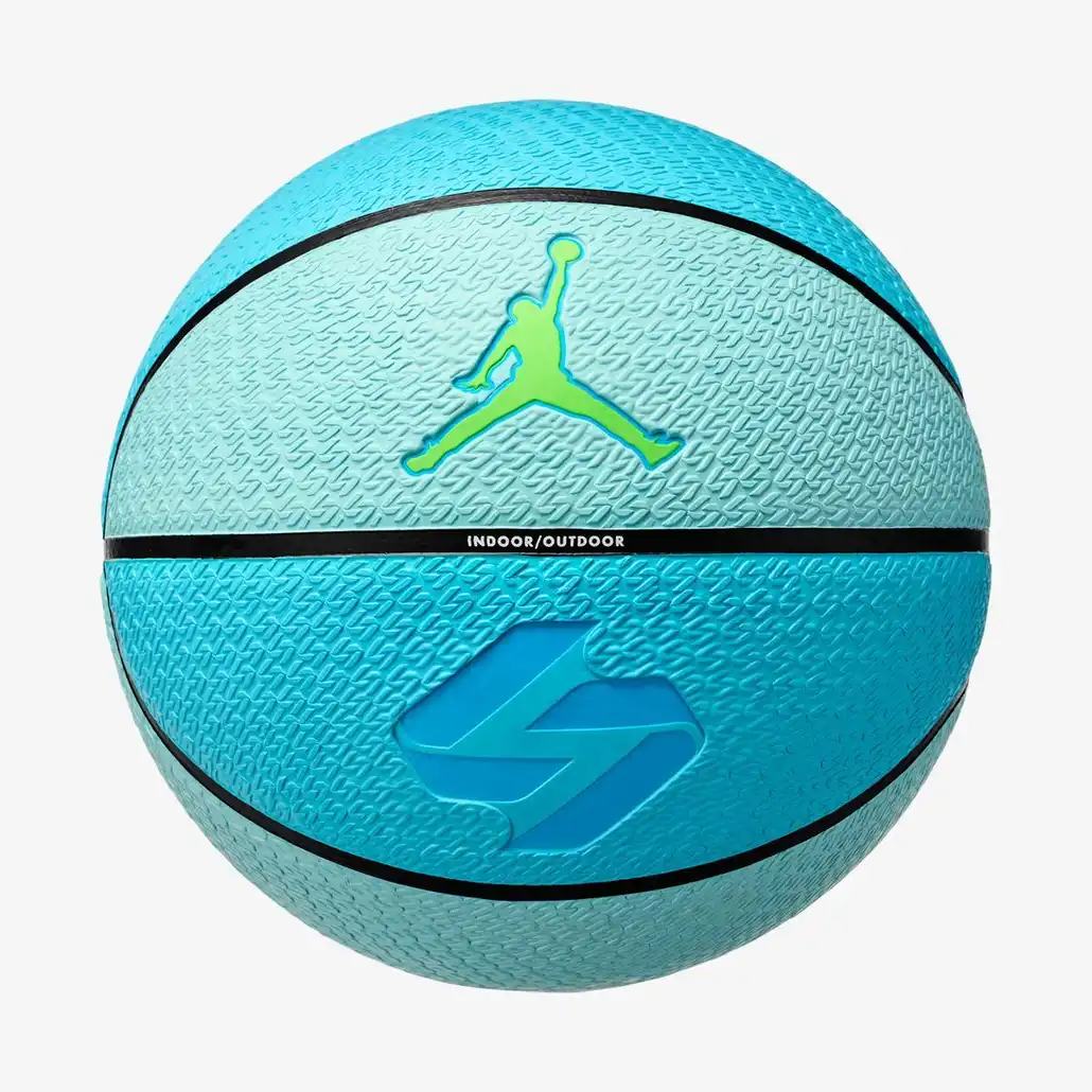 Баскетбольний м'яч Jordan Jordan Playground 8P L Doncic Deflated Copa/Black/Laser Blue/Electric Green 07