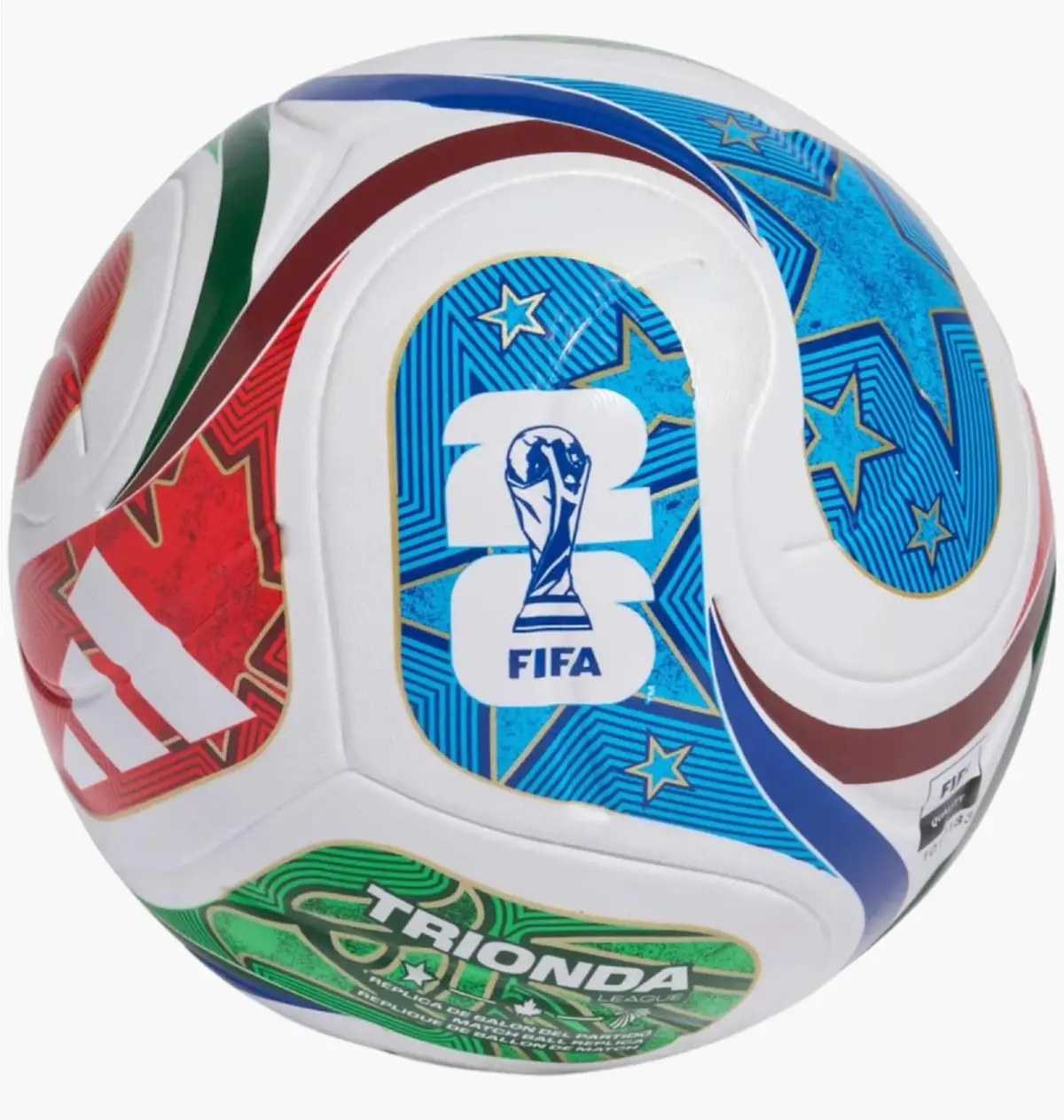 Футбольний м'яч Adidas World Cup League Ball 2026 №5 White/Multi