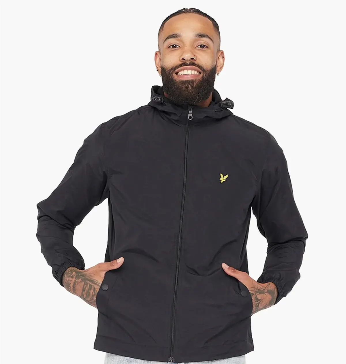 Куртка чоловіча Lyle & Scott Vintage Zip Trough Hooded Jacket Black Jk464v-Z865
