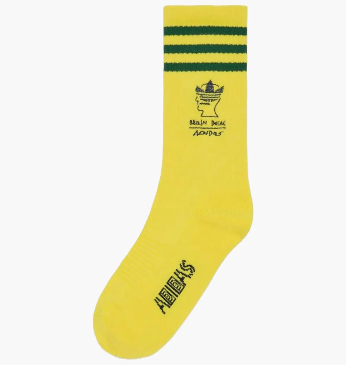 Шкарпетки Adidas X Brain Dead Yellow