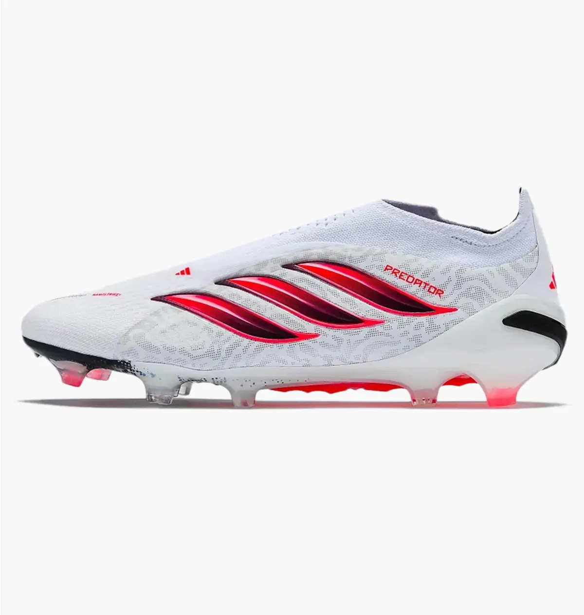 Бутсы унисекс Adidas Predator Elite Laceless Firm Ground белые JP6267