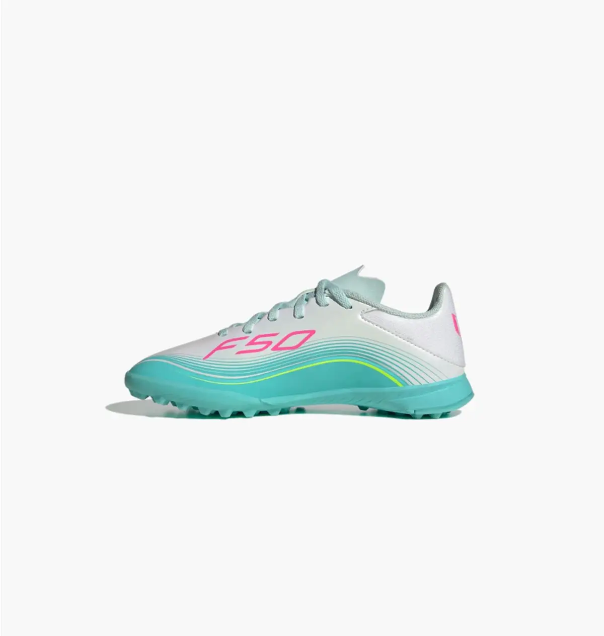 Сороконіжки дитячі Adidas F50 League Tf Messi White/Turquoise