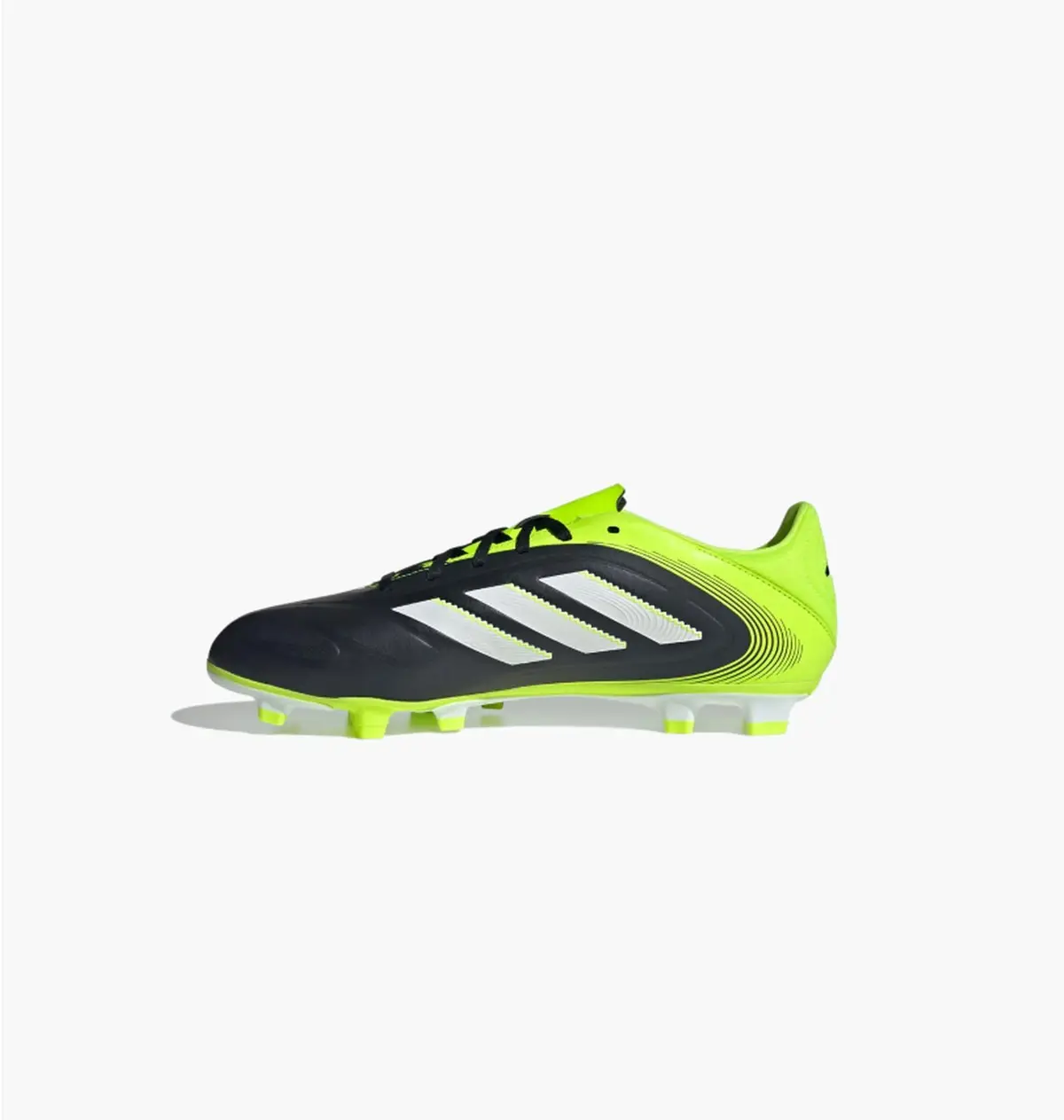 Бутсы детские Adidas Copa Pure 3 Club Fg/Mg черные с желтым JR2896