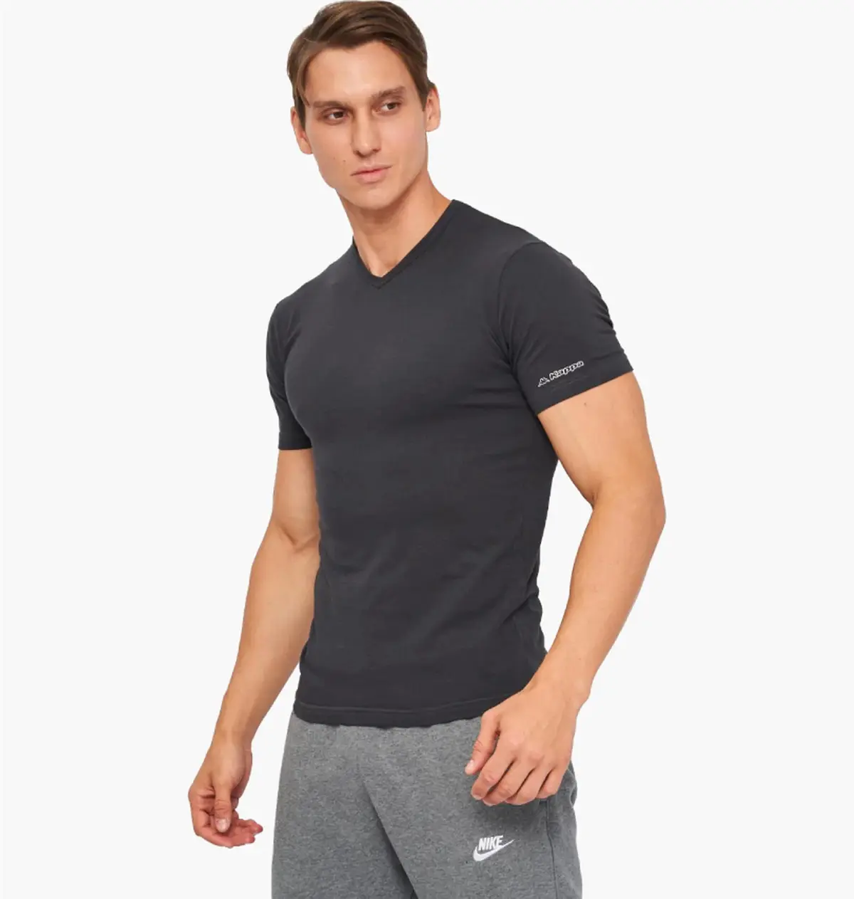 Футболка чоловіча Kappa T-Shirt Mezza Manica Scollo V