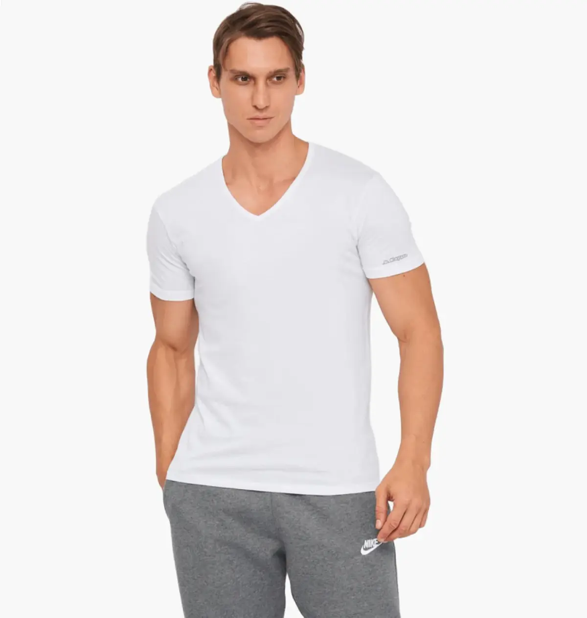 Футболка чоловіча Kappa T-Shirt Mezza Manica Scollo V