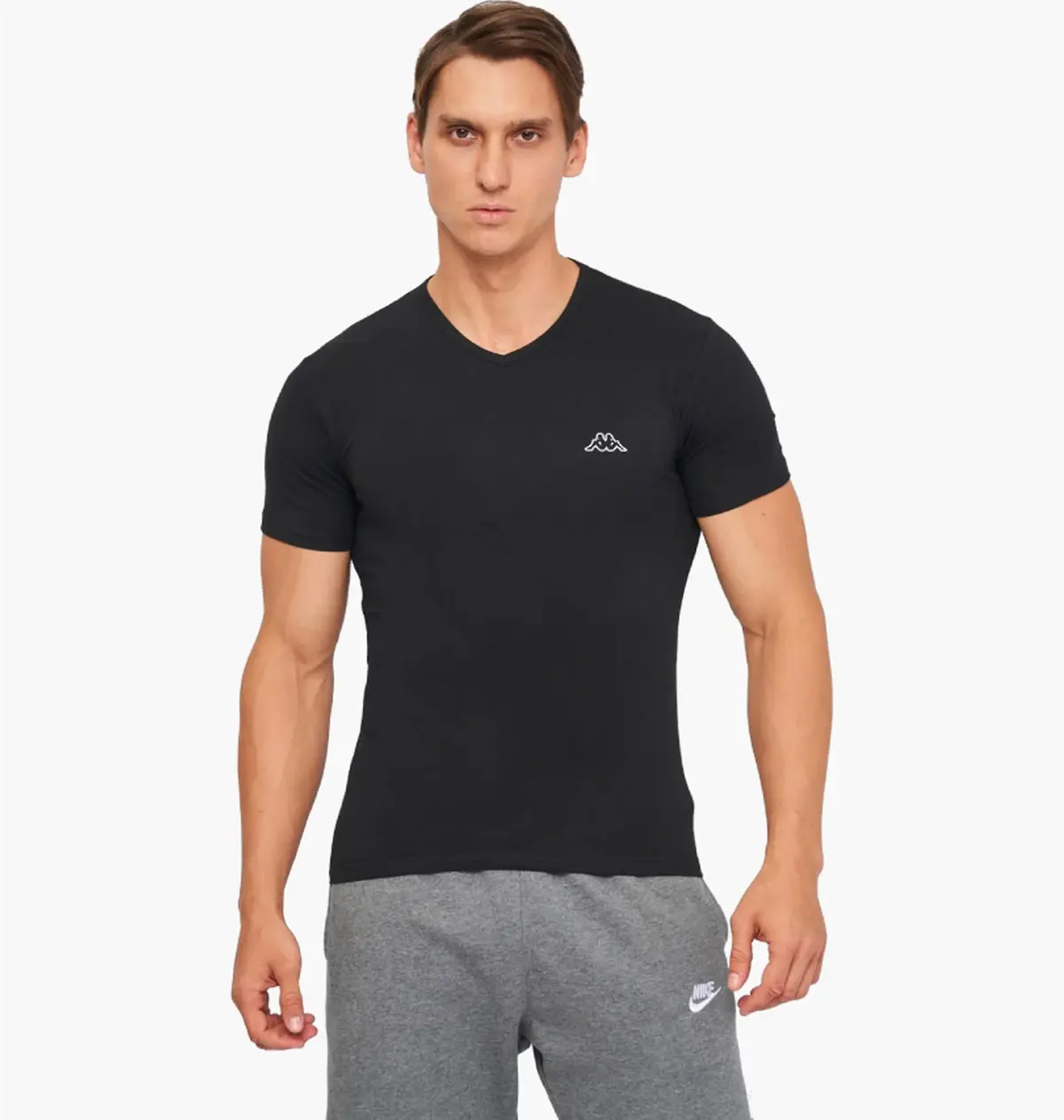 Футболка чоловіча Kappa T-Shirt Mezza Manica Scollo V