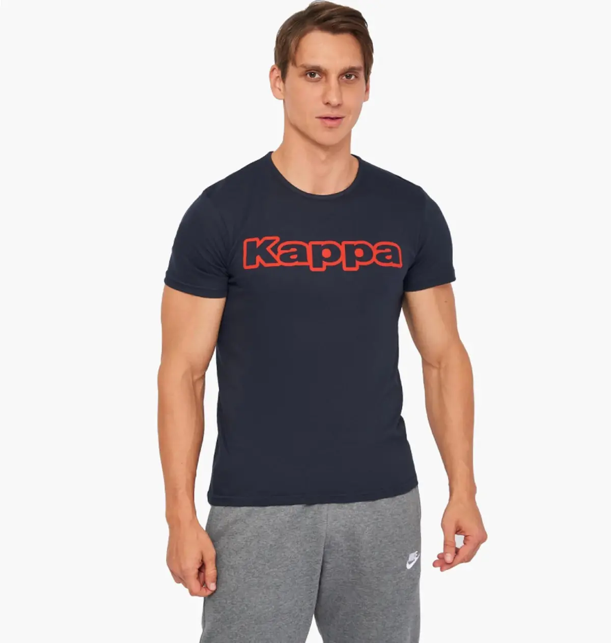 Футболка чоловіча Kappa T-Shirt Mezza Manica Girocollo Con Stampa Logo Pet