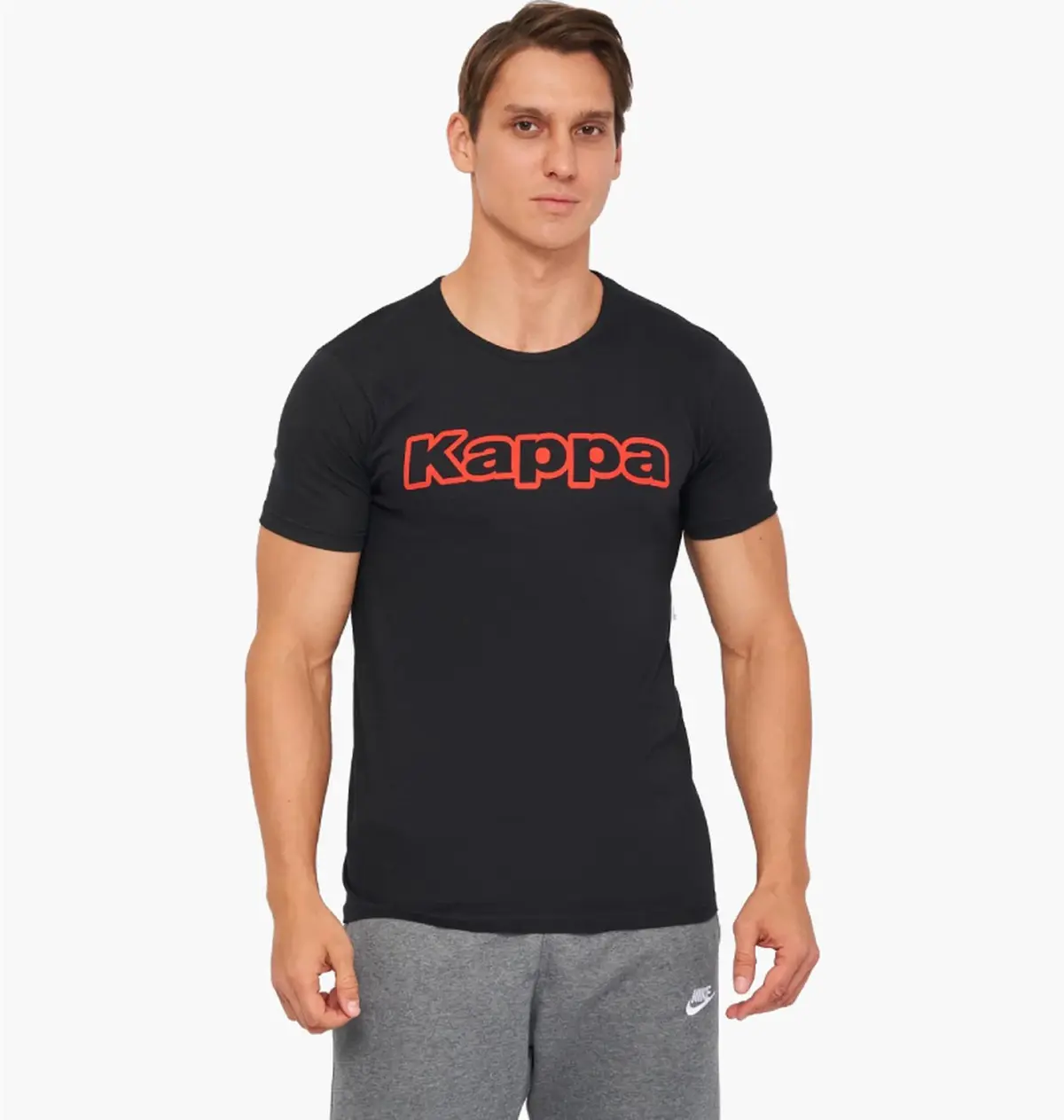 Футболка чоловіча Kappa T-Shirt Mezza Manica Girocollo Con Stampa Logo Pet