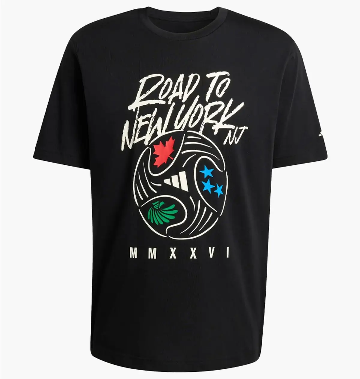 Футболка чоловіча Adidas Lifestyle Fifa World Cup 26 Road To Ny Nj Black