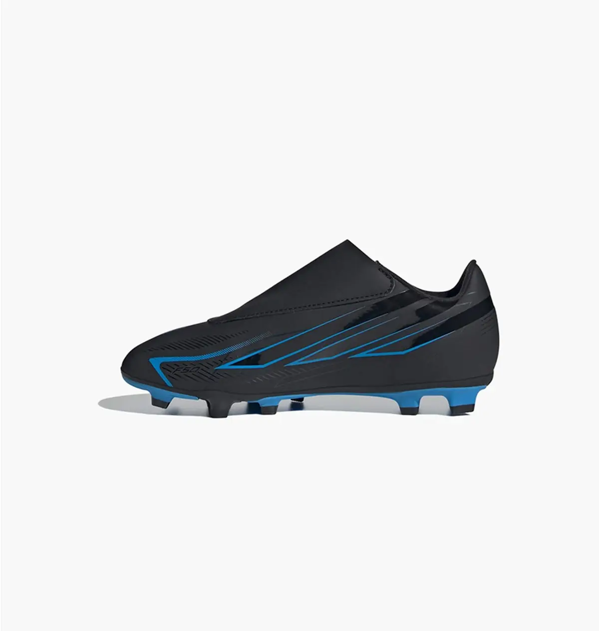 Бутси дитячі Adidas F50 Hyperfast Club Velcro Firm Ground Black