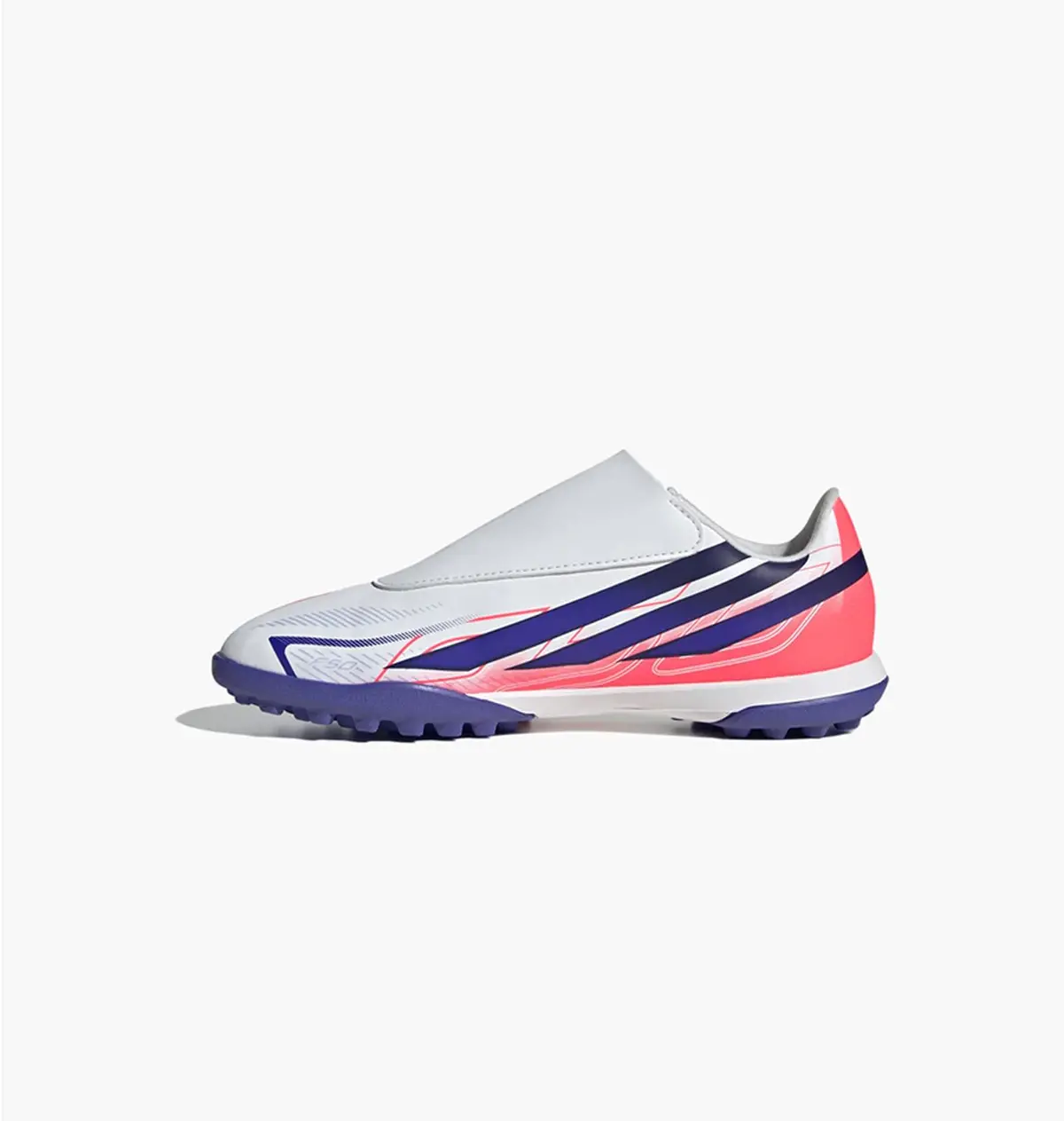 Сороконіжки дитячі Adidas F50 Hyperfast Club Velcro Tf White