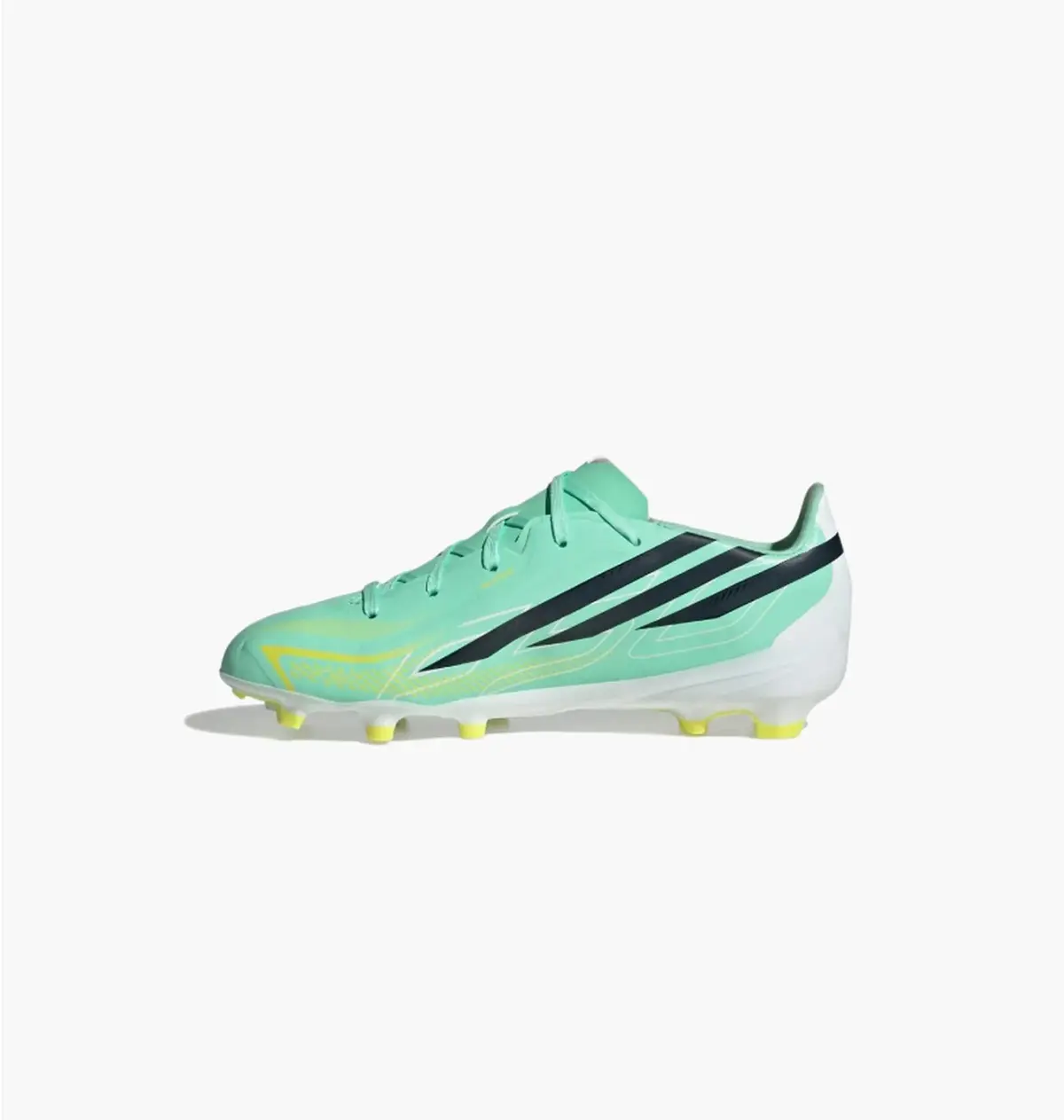 Бутсы детские Adidas F50 Hyperfast League Firm Ground бирюзовые KK1399