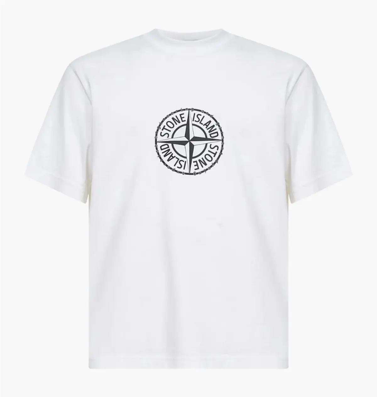 Футболка мужская Stone Island All Around Compass белая L1S152100001-S0362 V0001