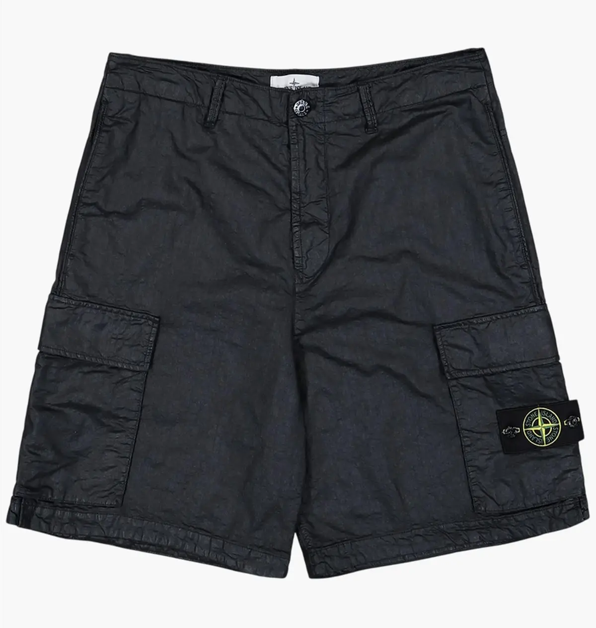 Шорти чоловічі Stone Island Nylon Panama Loose Fit Black