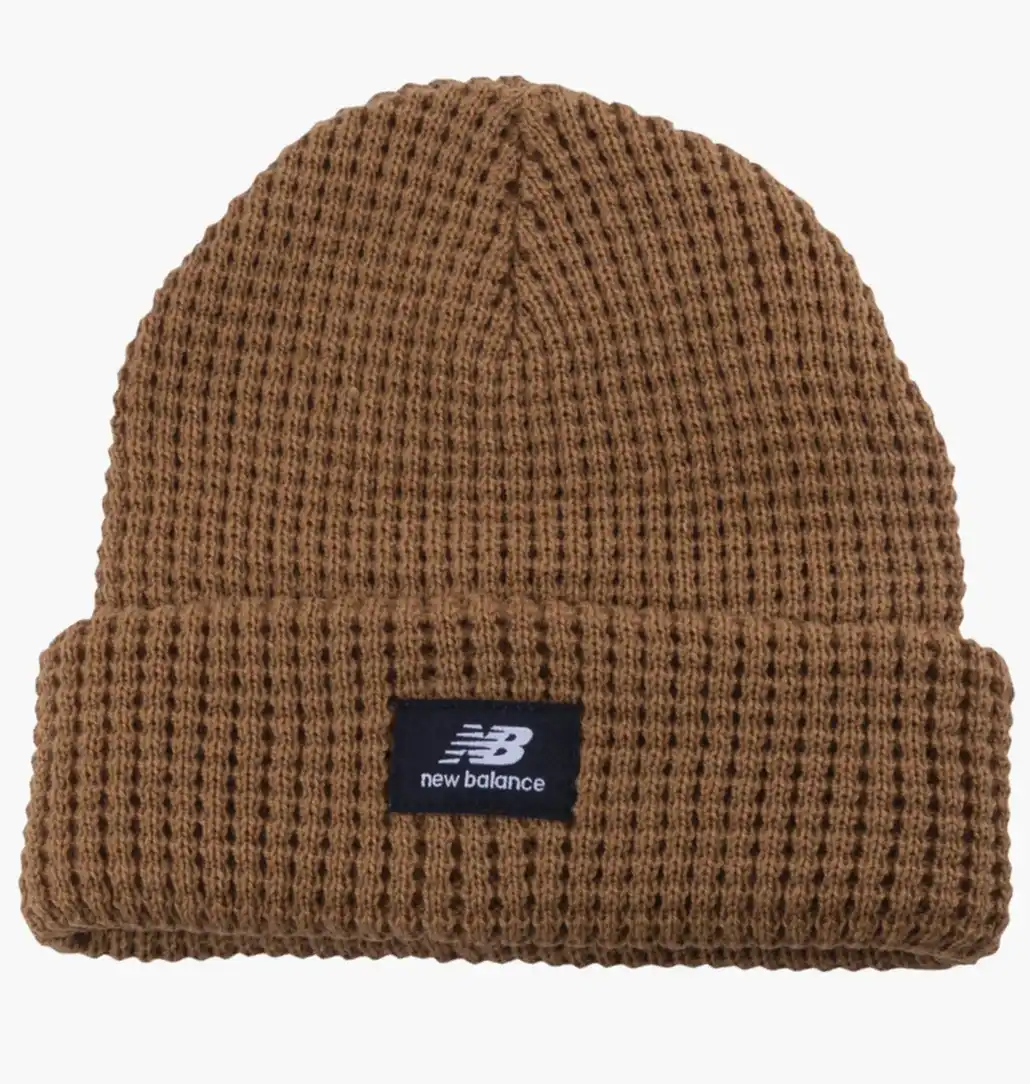 Шапка New Balance Waffle Knit Brown